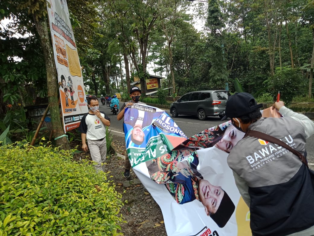 Masa Tenang, Bawaslu Pastikan Wonosobo Bersih dari APK