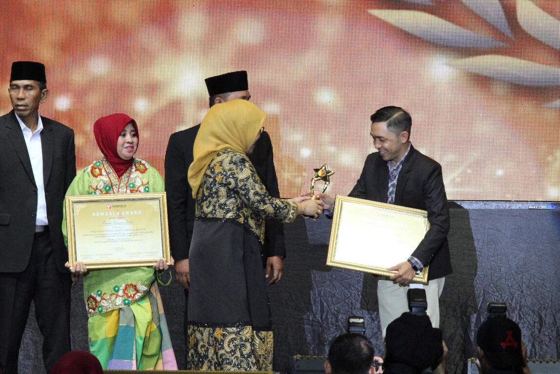 Bawaslu Wonosobo Raih The Best Inovasi Pencegahan Pemilu 2019