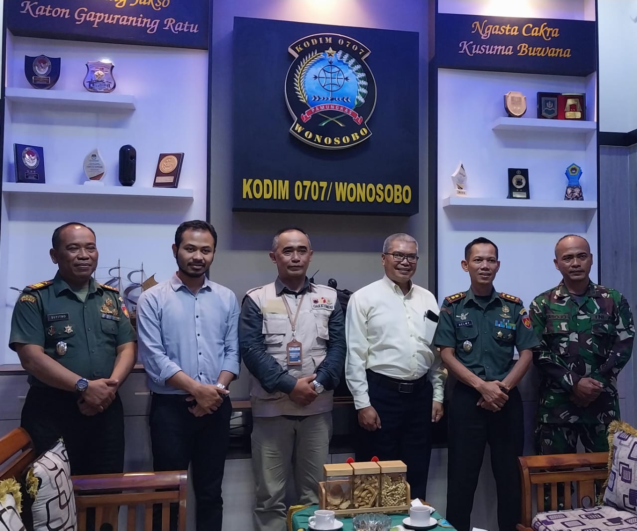 Untuk Meningkatkan Sinergitas Pemilu 2024, Bawaslu Wonosobo Melakukan Audiensi dengan Komandan Kodim 0707 Wonosobo
