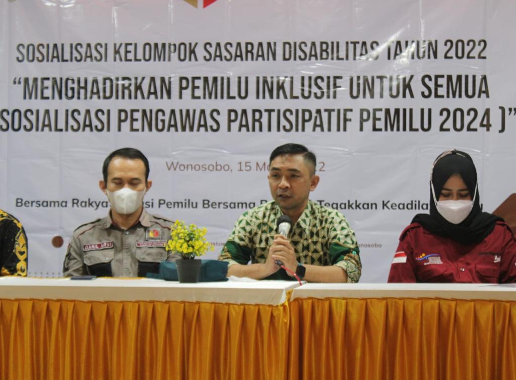 Penuhi Hak Pemilih 2024, Bawaslu Wonosobo Dengarkan Masukan Disabilitas