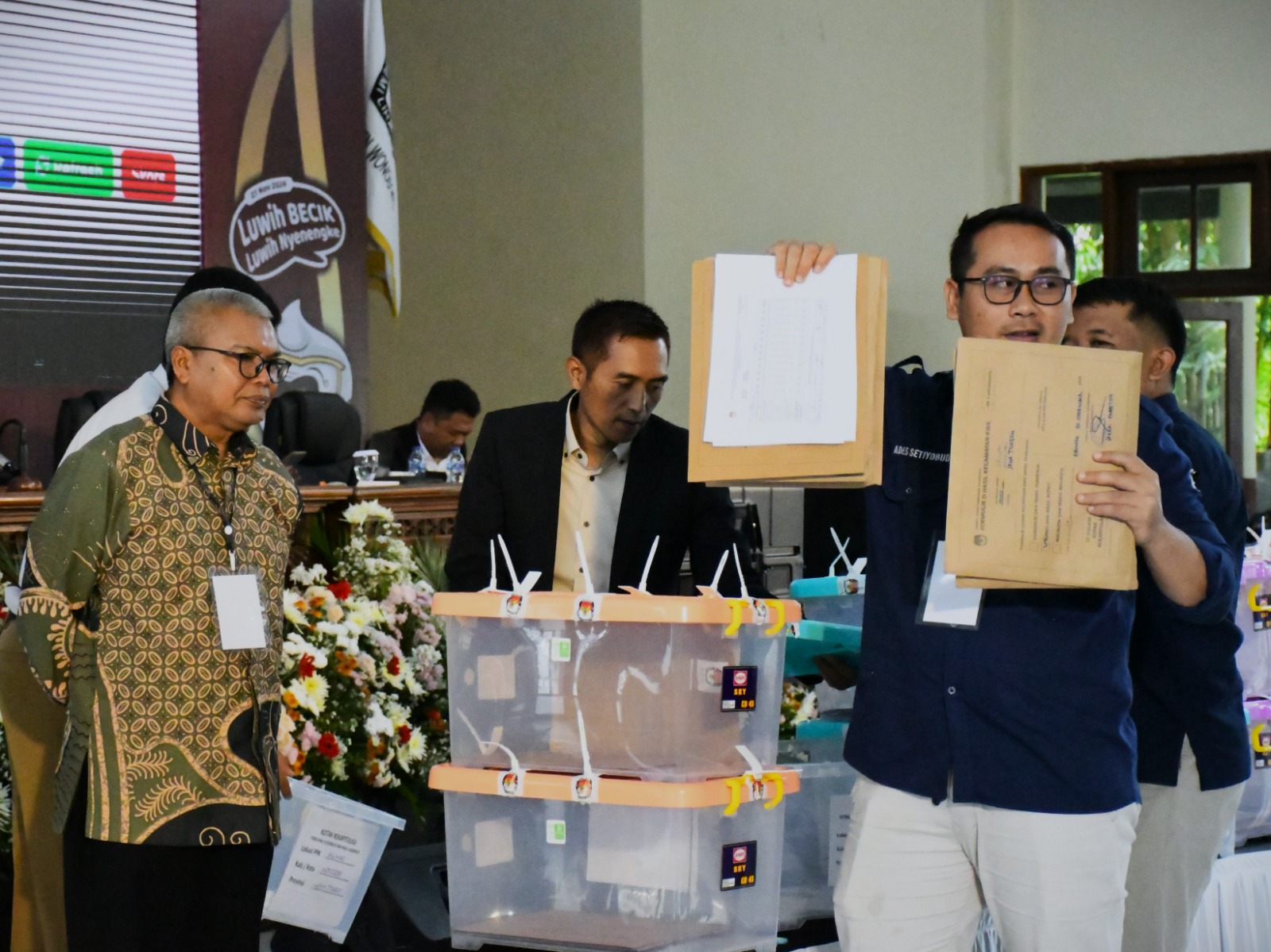 Bawaslu Hadiri Rekapitulasi Kabupaten