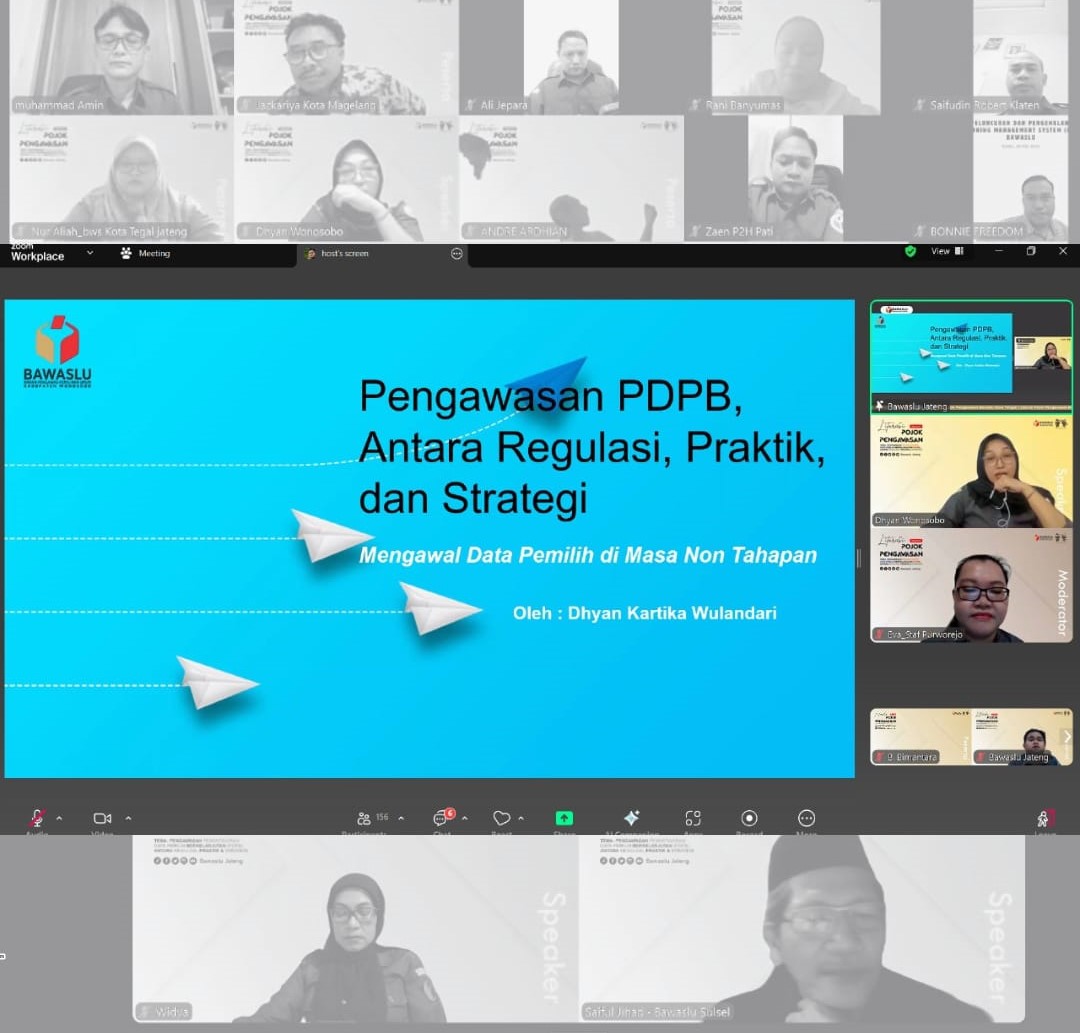 Bawaslu Jateng menyelenggarakan diskusi bertema “Pengawasan PDPB: Antara Regulasi, Praktik, dan Strategi”