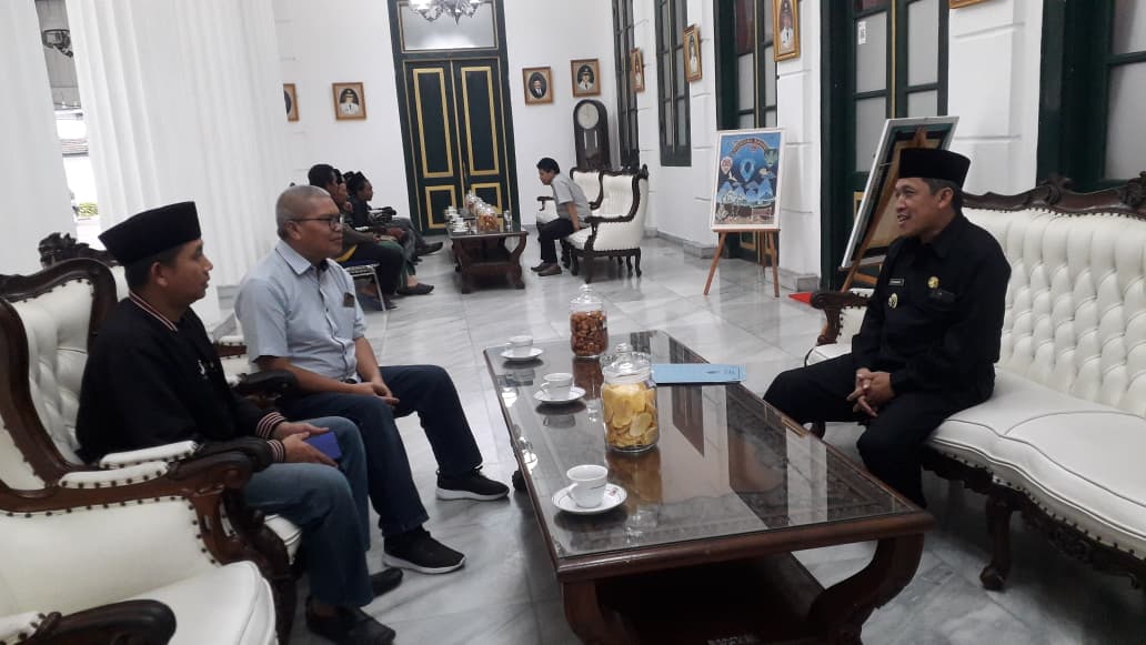 Ketua dan Kordiv SDM Bawaslu Wonosobo menghadap Bupati Wonosobo (14/11/2025)