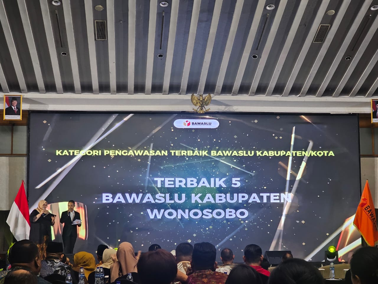 Bawaslu Kabupaten Wonosobo keluar sebagai Terbaik V Bidang Pencegahan