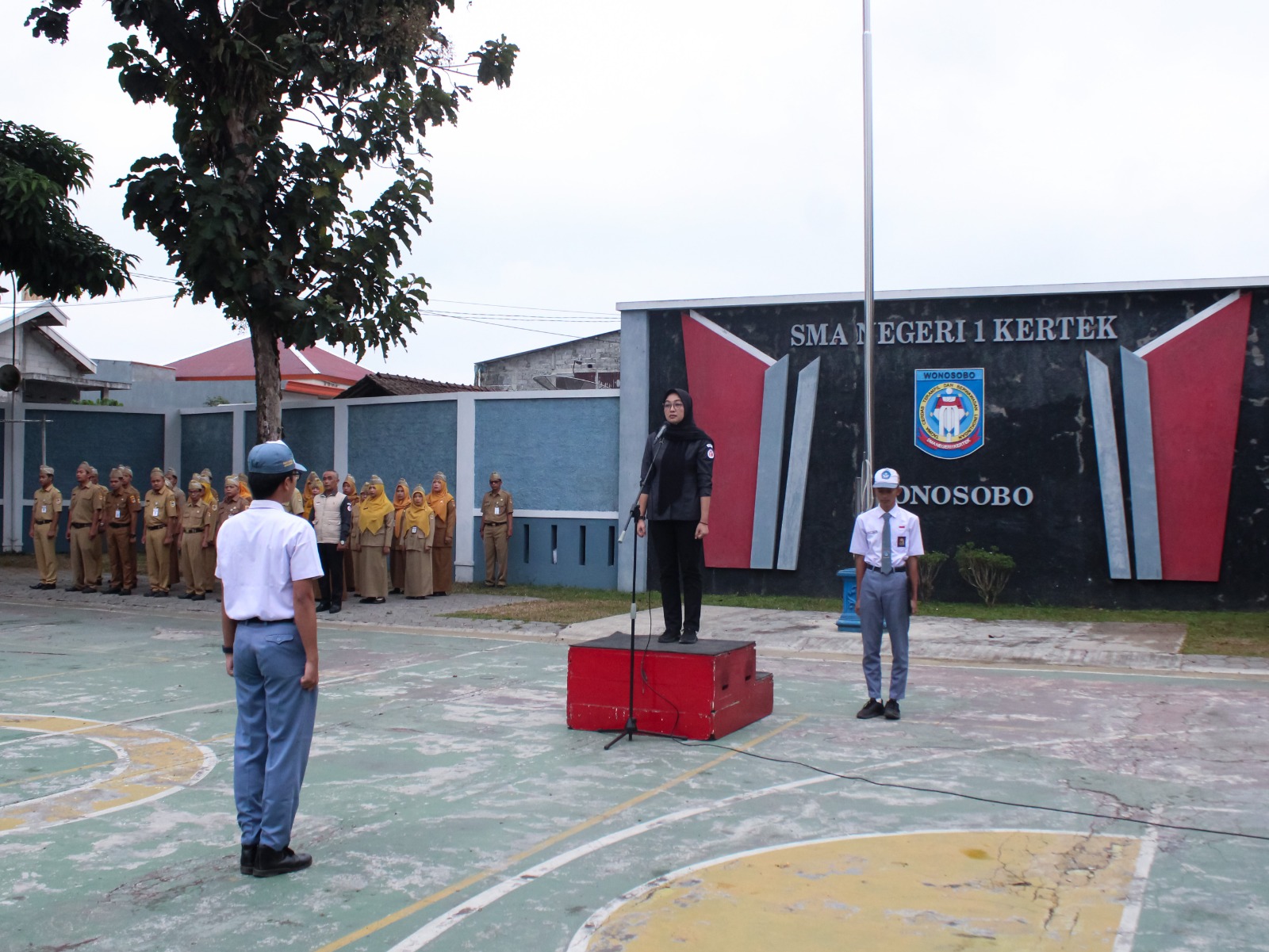 Upacara SMA Kertek
