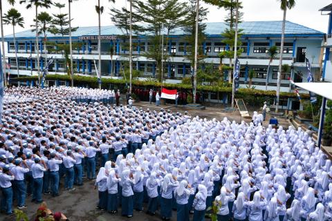 Upacara SMK Muhammadiyah