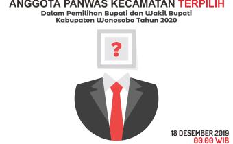 PENGUMUMAN PANWAS KECAMATAN TERPILIH