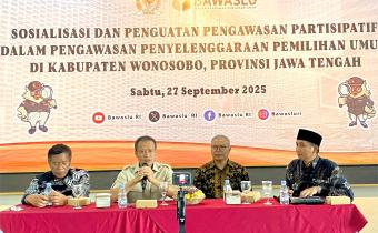 Anggota Komisi 2 DPR RI, Azis Subekti saat menyampaikan arahannya pada acara Soswatif di Wonosobo