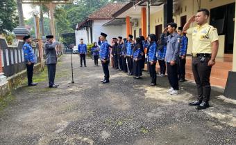 Upacara peringatan Hari Kesaktian Pancasila 1 Oktober 2025 di lingkungan Bawaslu Kabupaten Wonosobo