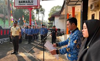 Upacara HUT Bawaslu